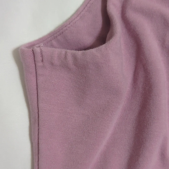 Abercrombie & Fitch Square Neck Sleeveless Bodysuit, Color Dusty Pink Size L - Picture 11 of 15